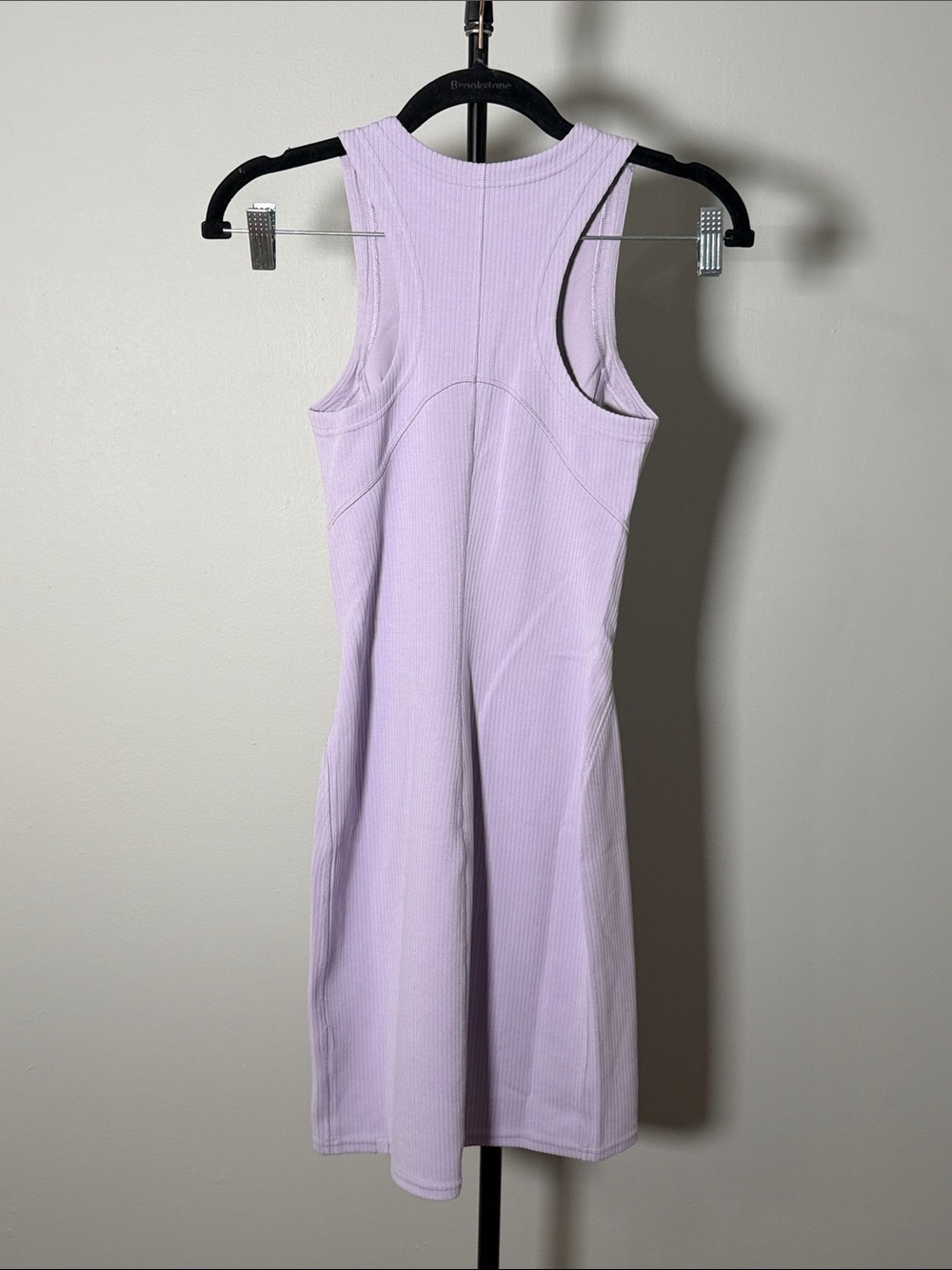 NWOT New Lululemon Ribbed Softstreme Slim-Fit Tank Dress Lilac Ether - Picture 6 of 9